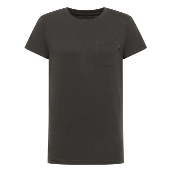 T-shirt en coton noir uni...