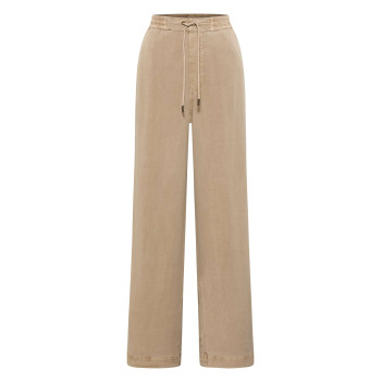 Pantalon chino taupe uni...