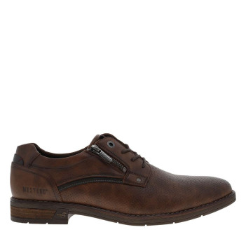 Derbies marron à talon...