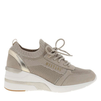 Sneakers beiges avec un...