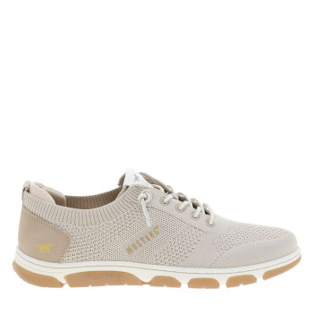 Sneakers sable à talon plat...