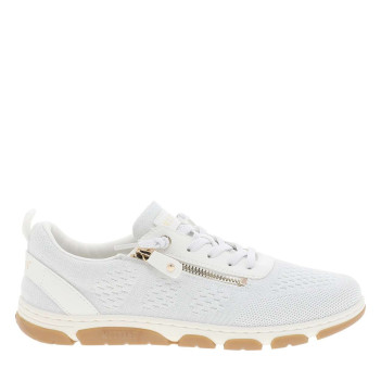 Sneakers blanches à talon...