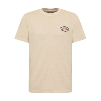 T-shirt en coton écru uni...