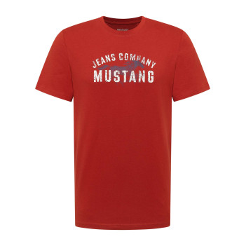T-shirt en coton rouge à...