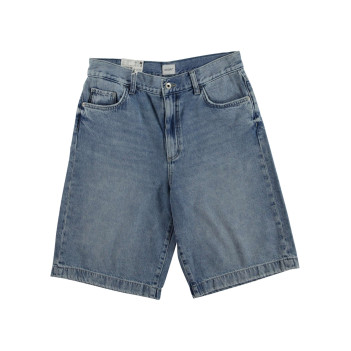 Short en coton stone uni...