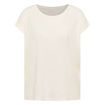 T-shirt écru uni avec une...