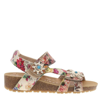 Nu-pieds multicolors à...