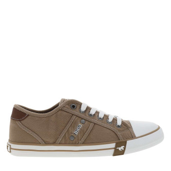 Tennis toile basse taupe...