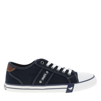 Tennis toile basse bleu...