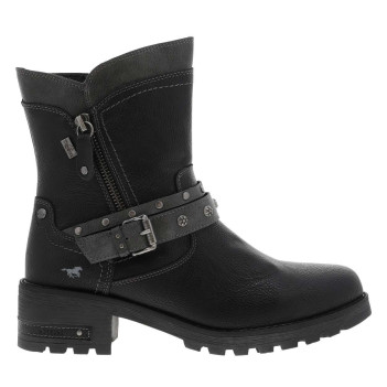 Boots noires à talon...