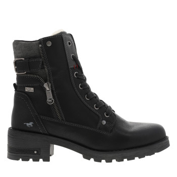 Bottines noires à talon...