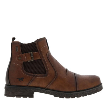 Boots brunes à talon...