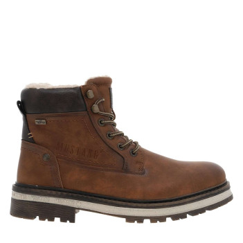 Bottines brunes à talon...