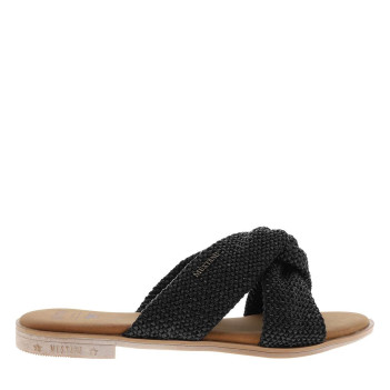 Mules noires à semelle...