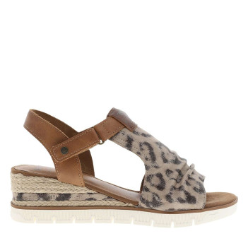 Nu-pieds beiges à semelle...