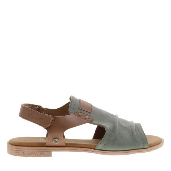 Nu-pieds vert à semelle...