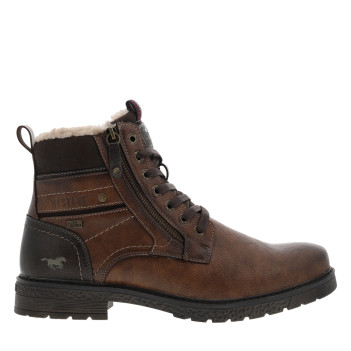 Bottines marron à talon...
