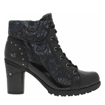 Boots noires et bleues à...
