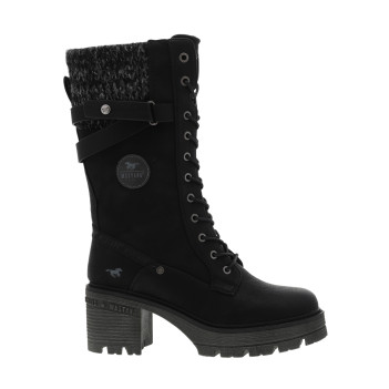 Bottes noires à talon...