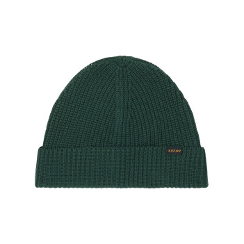 Bonnet vert en maille...