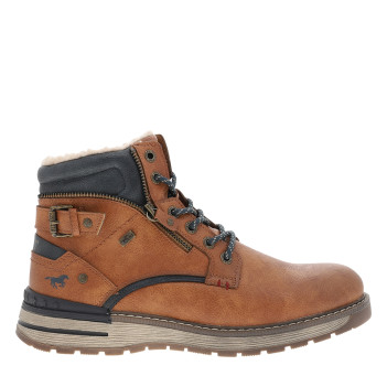 Bottines cognac à talon...