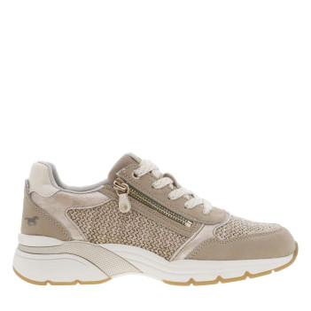Baskets running beiges en...