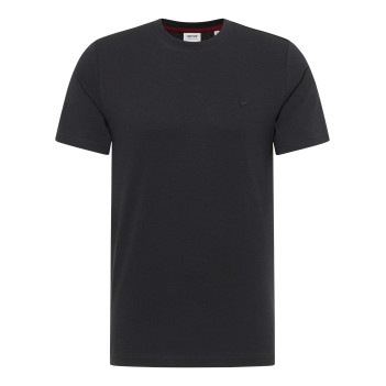 T-shirt en coton noir uni...