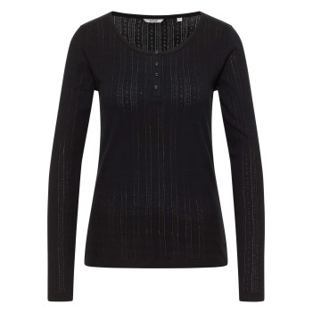 T-shirt en coton noir uni...