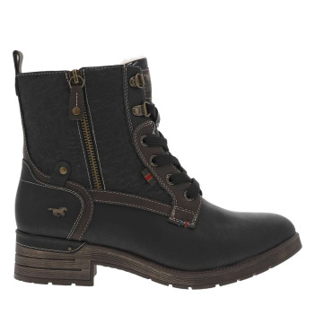 Bottines noires à talon...