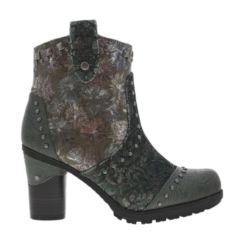 Boots kaki et multicolores...