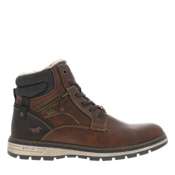 Bottines cognac à talon...