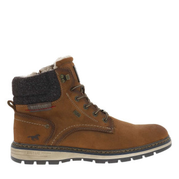 Bottines cognac à talon...