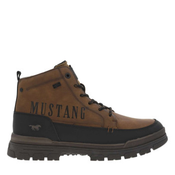 Bottines cognac à talon...