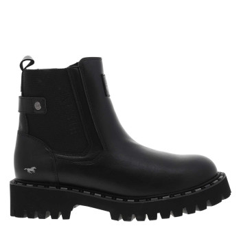 Bottines noires à talon...