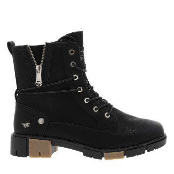Bottines noires à talon...