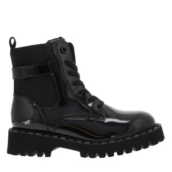 Bottines noires vernis à...