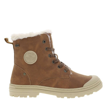 Bottines cognac à talon...