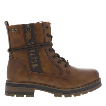 Bottines brunes à talon...