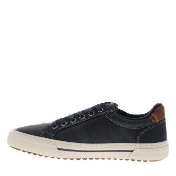 Tennis bleu marine à talon...
