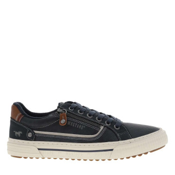 Tennis bleu marine à talon...