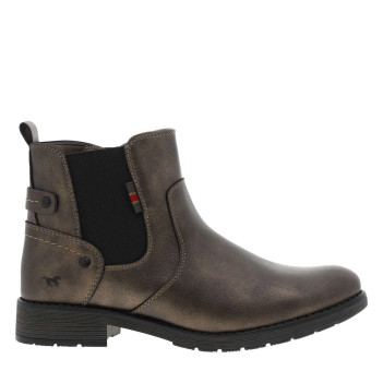 Boots bronze à talon...