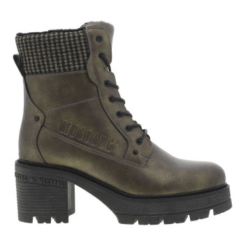 Bottines bronze à talon...