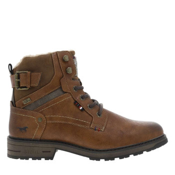 Bottines brunes à talon...