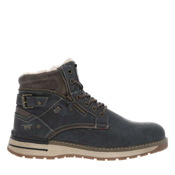 Bottines bleu marine à...