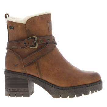 Boots cognac à talon...