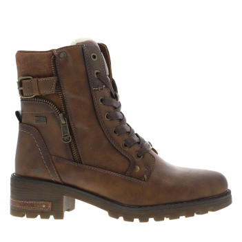 Bottines marron à talon...