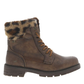 Bottines marron à talon...