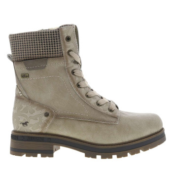 Bottines écrues à talon...