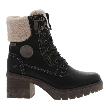 Bottines noires à talon...
