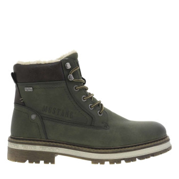 Bottines kaki à talon...